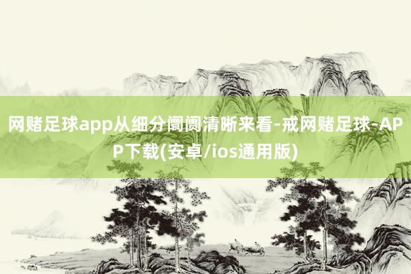 网赌足球app　　从细分阛阓清晰来看-戒网赌足球-APP下载(安卓/ios通用版)