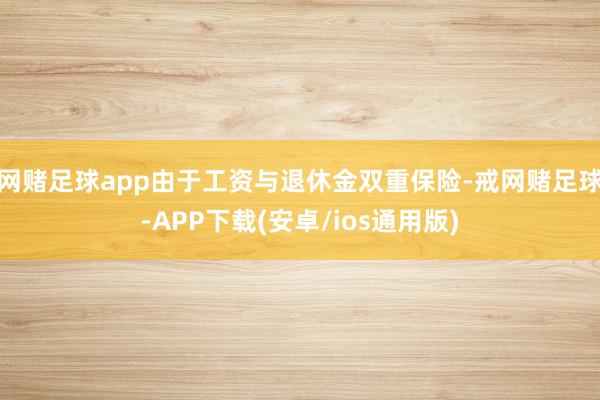 网赌足球app由于工资与退休金双重保险-戒网赌足球-APP下载(安卓/ios通用版)